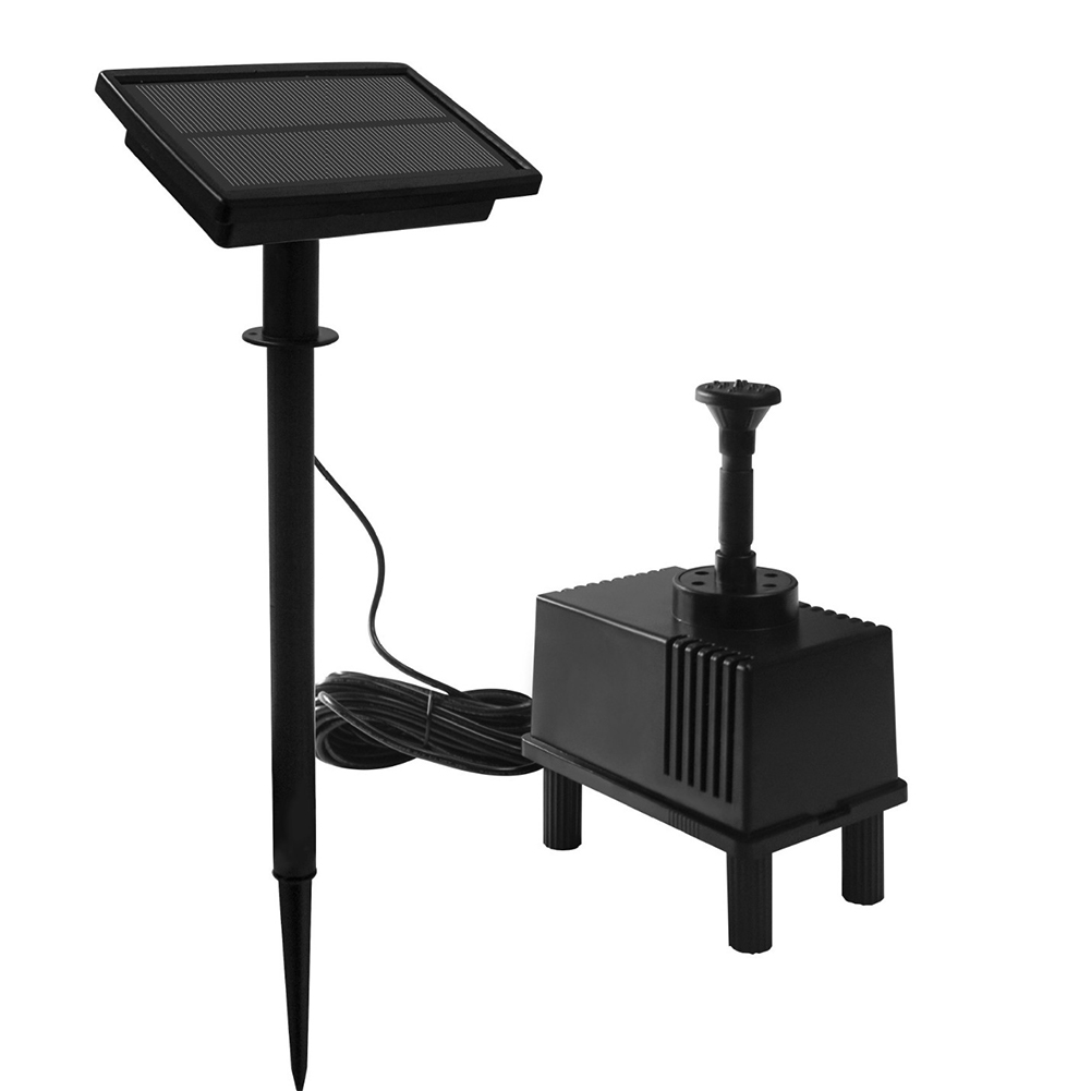 Fish Tank Filter - 1.5W 7V ソーラー噴水ポンプ フィルター付き 屋外ソーラー式 水池ポンプ