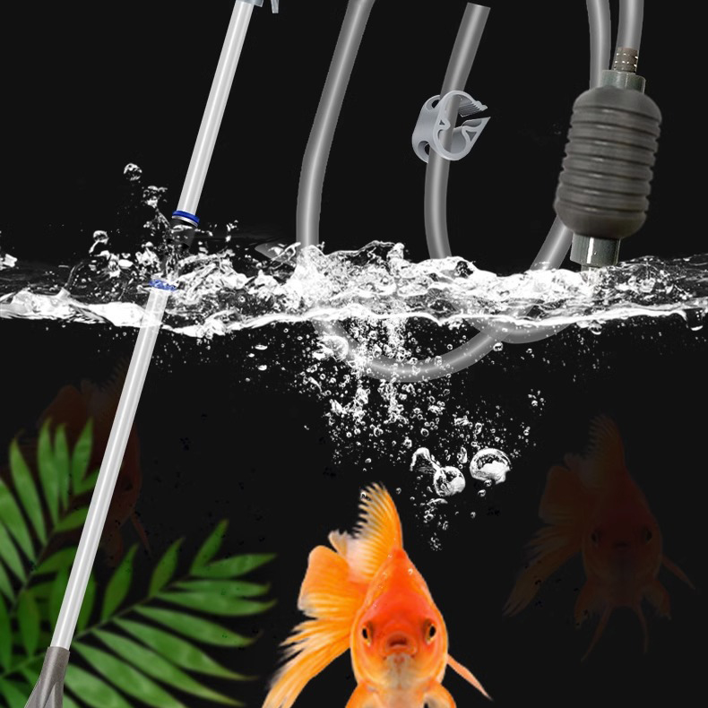 大型水槽用サイフォン式真空砂利/砂洗浄・水交換クリーニングツ - Aquarium Fish Tank Cleaner のレビューと価格