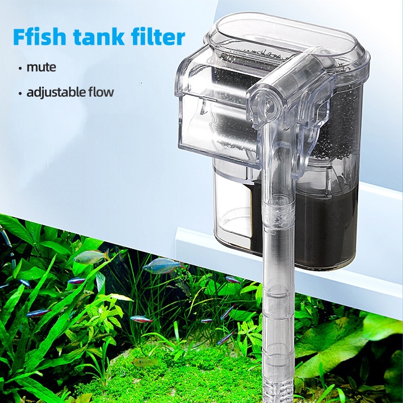 水槽用小型吊り下げ式USBフィルター 2.5W 250H/L - Aquarium Fish Tank Cleaner のレビューと価格