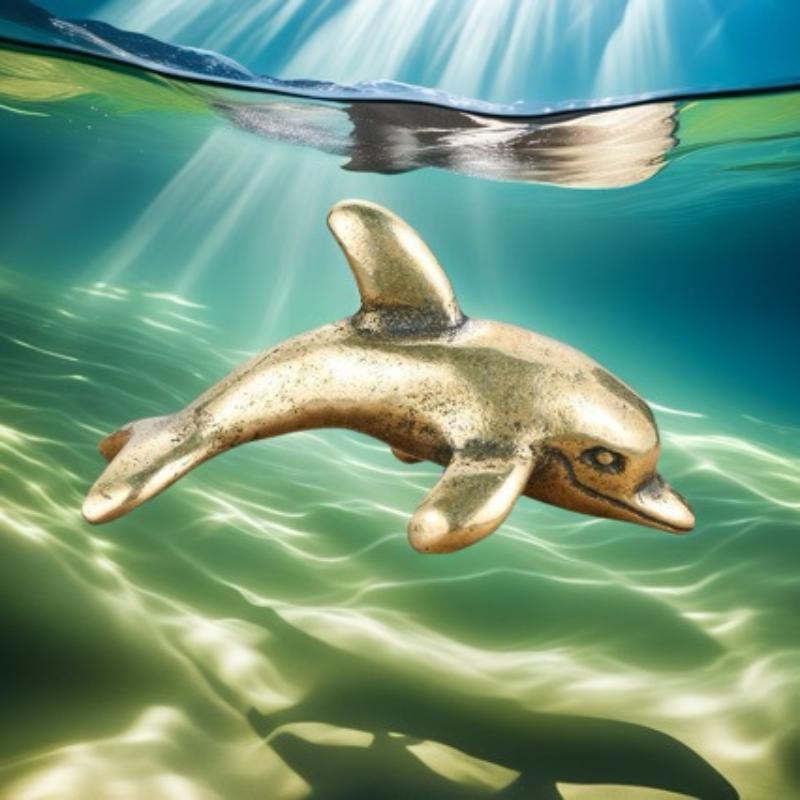 ホットセール真鍮製イルカの置物 ヴィンテージ手作り素朴仕上げ - Aquarium Fish Dolphin のレビューと価格