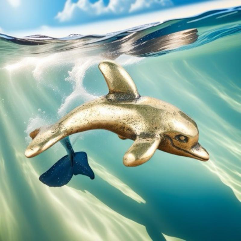 ホットセール真鍮製イルカの置物 ヴィンテージ手作り素朴仕上げ - Aquarium Fish Dolphin のレビューと価格