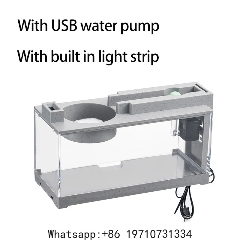 水族館の水槽キット内蔵酸素バーUSBミュートフィルター付きラ - Fish Tank Filter のレビューと価格