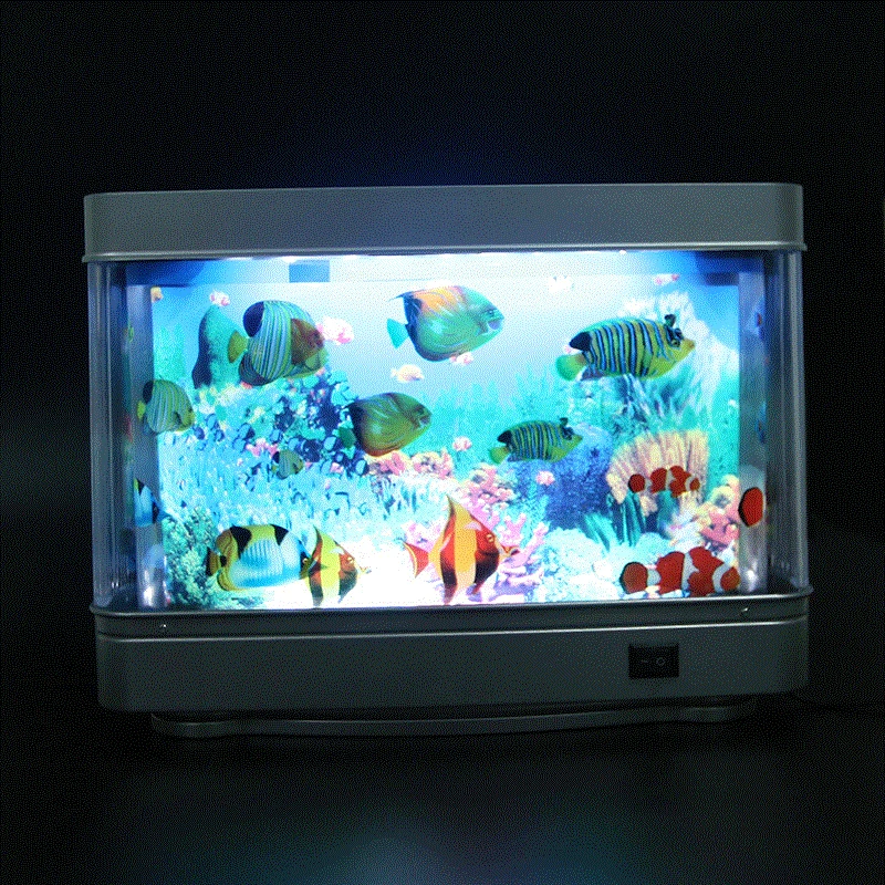 ダイナミックバーチャルオーシャンLED水槽ランプ アクアリウ - Aquarium Fish Dolphin のレビューと価格