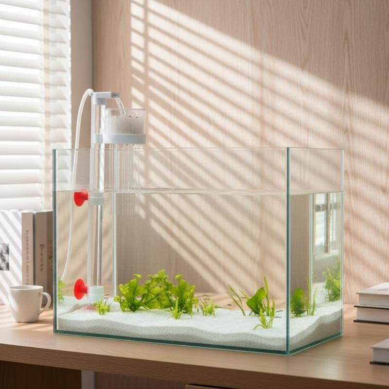 エアリフト式魚糞コレクター 1セット 底面吸引式魚糞除去器  - Aquarium Fish Tank Cleaner のレビューと価格
