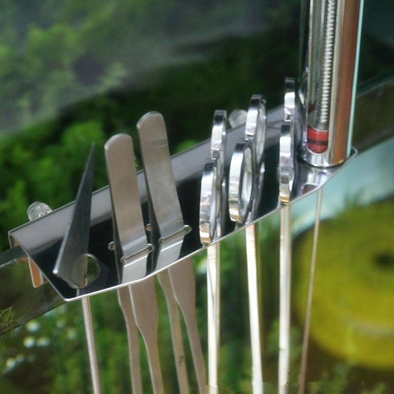 ステンレス製の水族館クリーニングツールホルダー,壁掛け水槽オ - Aquarium Fish Tank Cleaner のレビューと価格