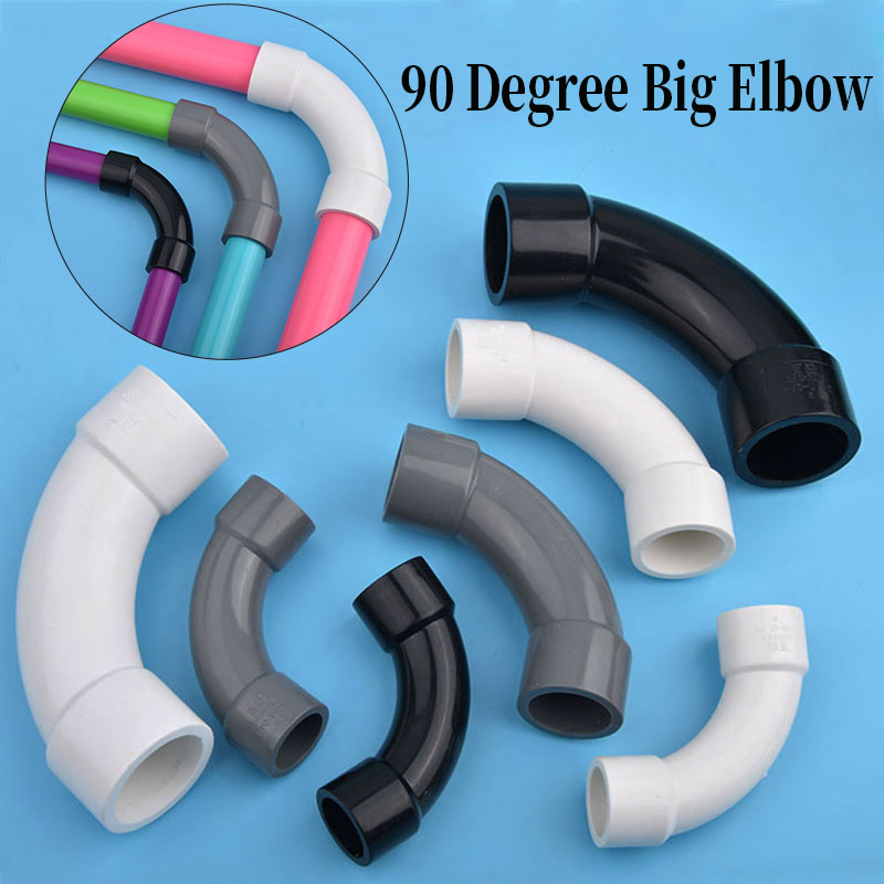 1pc PVC 内径 20/50 90 度三日月型ビッグエル - Aquarium Fish Big のレビューと価格