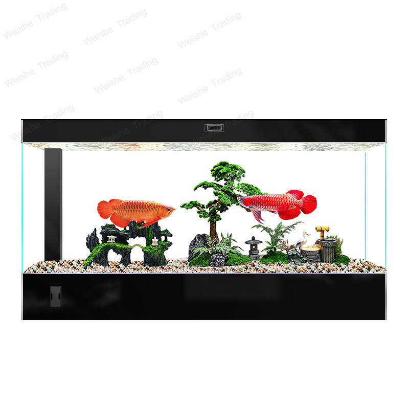 大型自立型金魚水槽、底面フィルター付きセルフクリーニングエコ - All Fish In Aquarium のレビューと価格