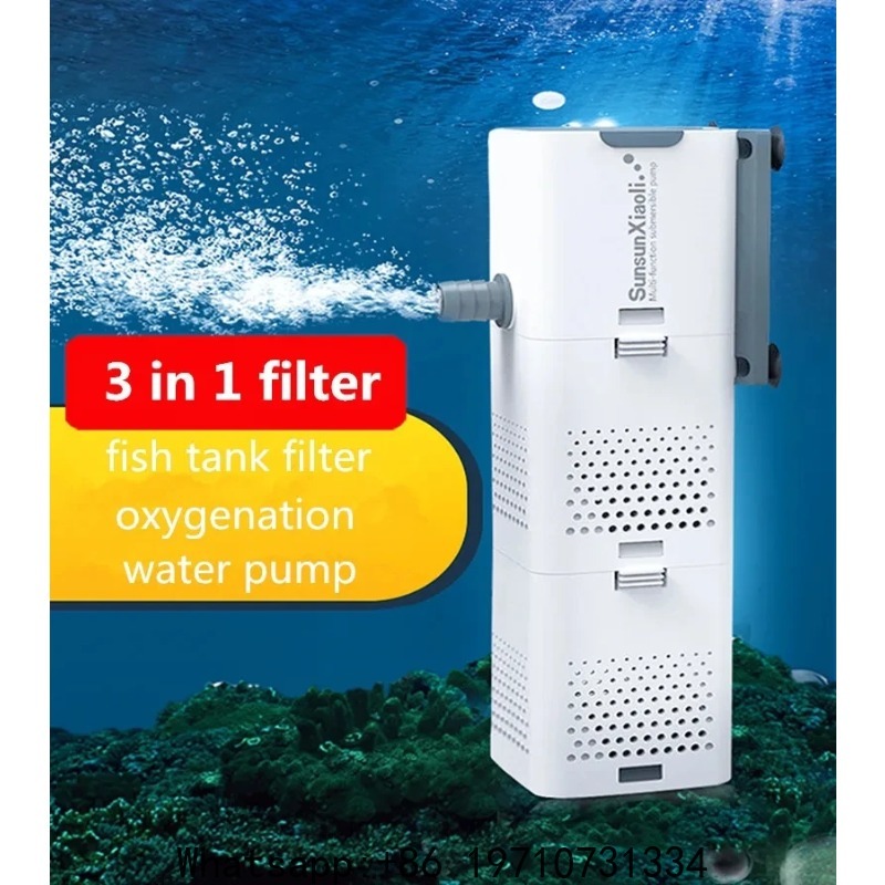 SUNSUN 3 in 1水槽フィルター ミニ水槽フィルター - Fish Tank Filter のレビューと価格