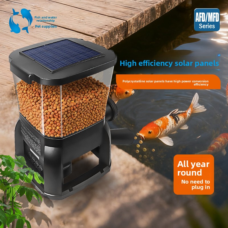 ジェバオソーラー鯉池屋外魚池大型水槽自動給餌器魚給餌機カスタ - Aquarium Fish Big のレビューと価格