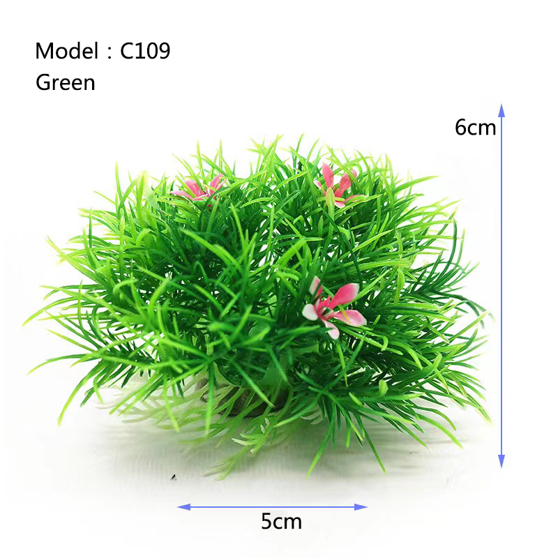 水族館用の人工プラスチック植物,水生植物のシミュレーション, - Aquarium Fish Green のレビューと価格
