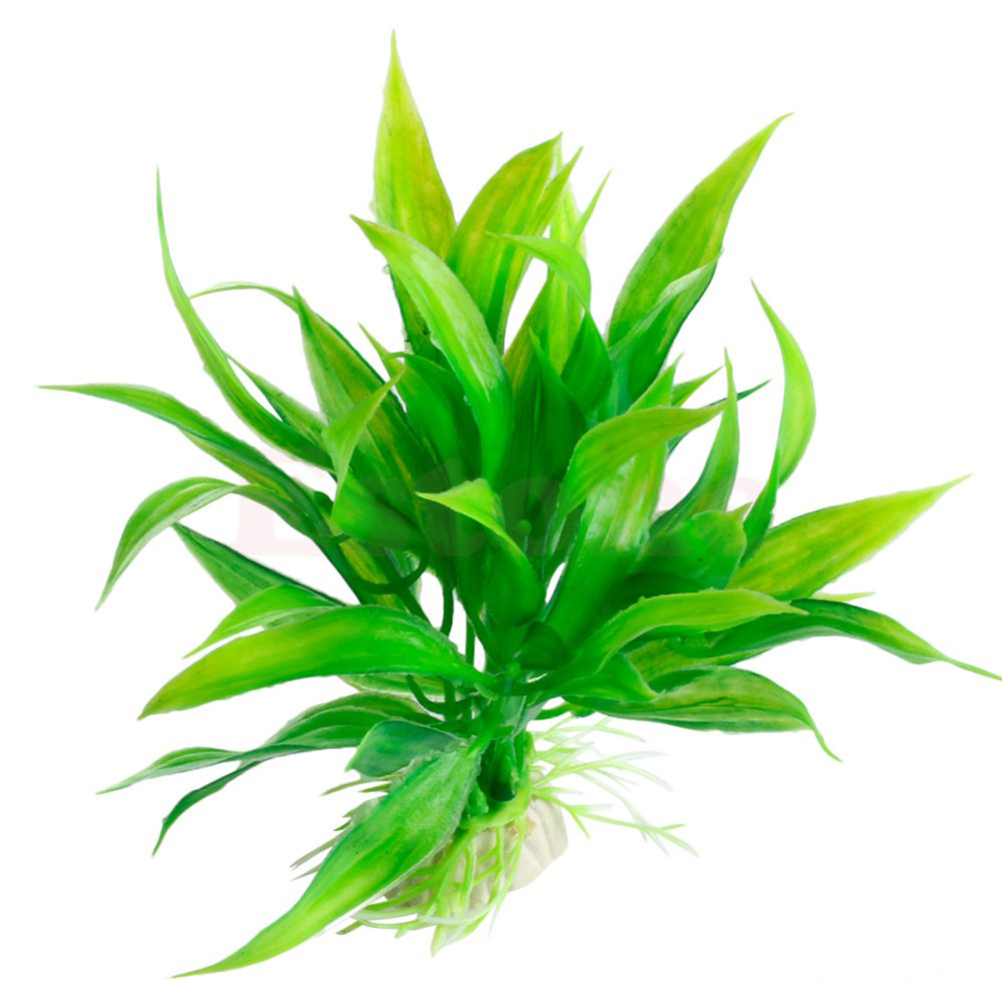 15センチメートル/10センチメートル水中人工水生植物装飾品 - Aquarium Fish Green のレビューと価格