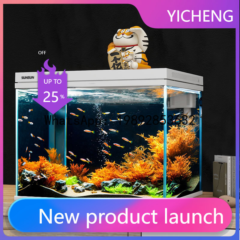 超透明水槽 - 自己循環式リビングルーム水槽 - デスクトッ - Aquarium Fish Low Maintenance のレビューと価格