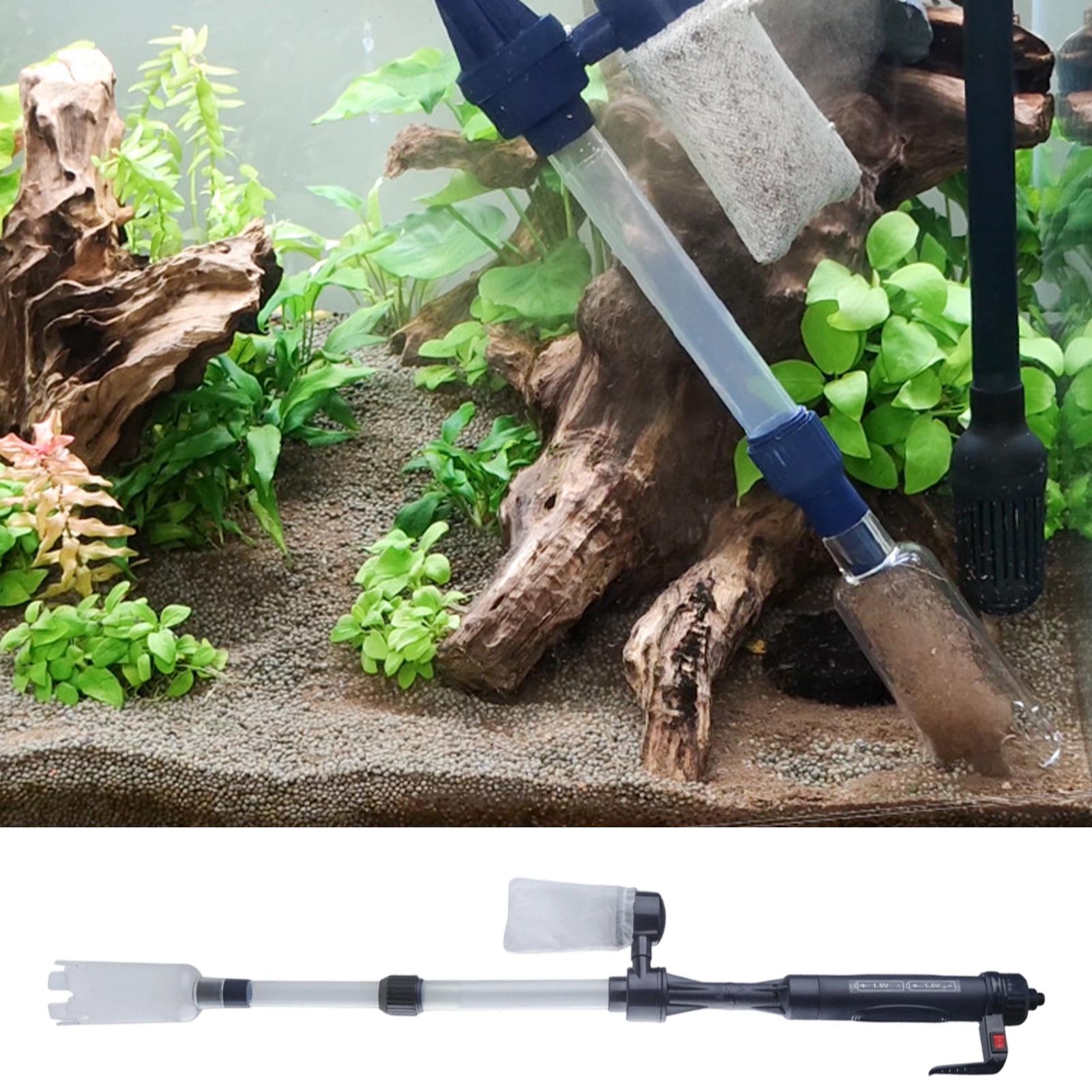 水槽砂クリーナー 伸縮式電動調整可能 パワフルな水槽砂吸引機 - Aquarium Fish Tank Cleaner のレビューと価格