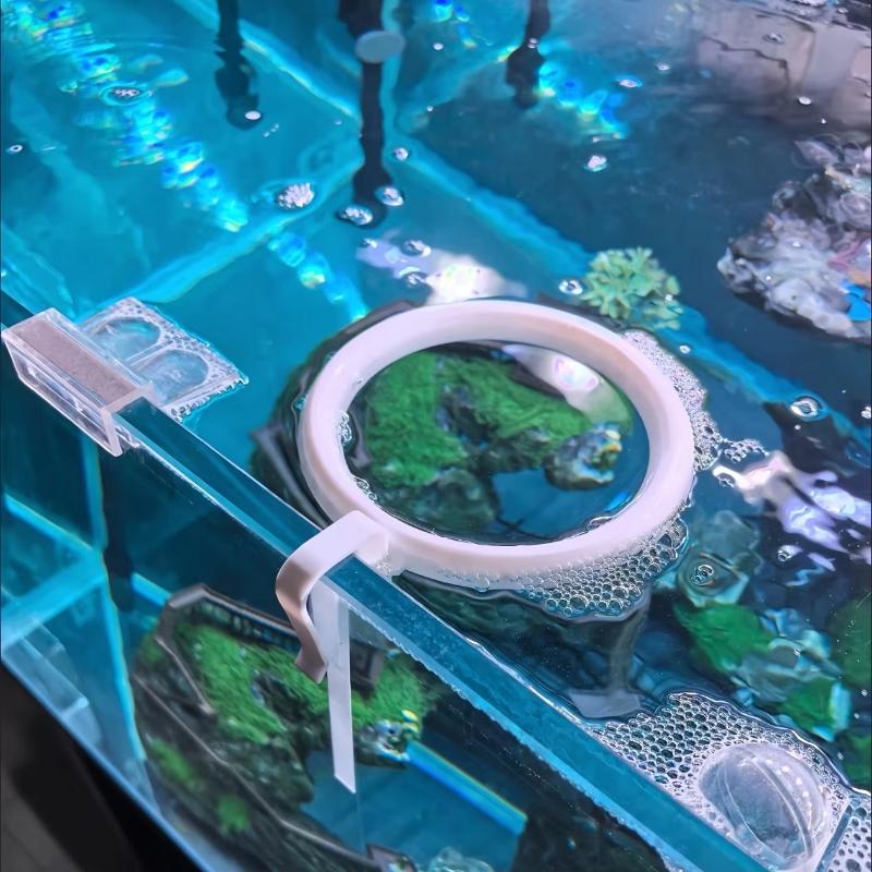 あらゆる水位に対応する浮遊型散餌防止フィーダーリング、魚の餌 - All Fish In Aquarium のレビューと価格