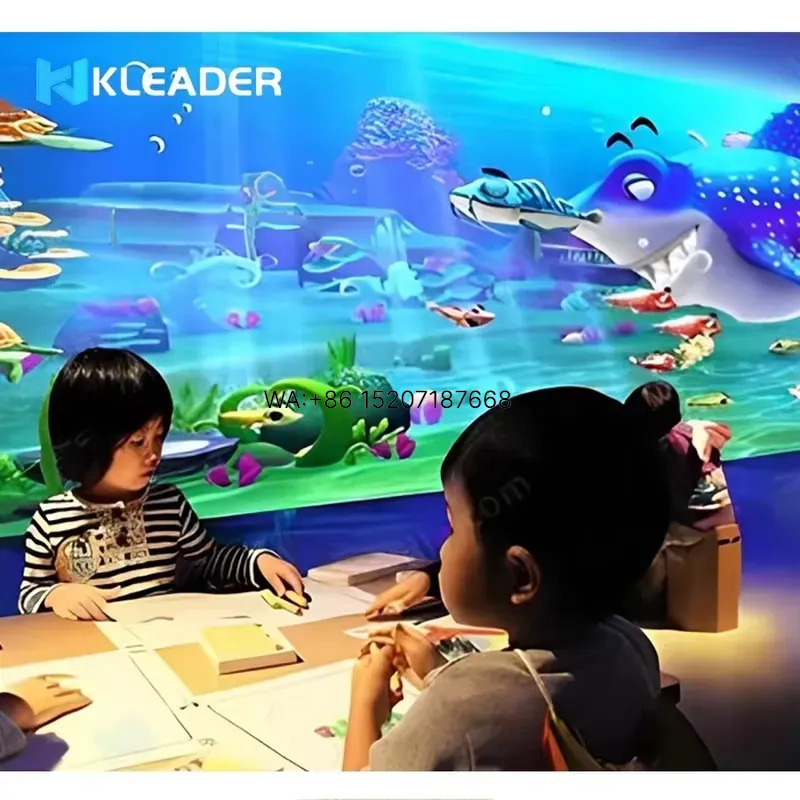 インタラクティブペイントゲーム用Wmwmnuウォール3Dマジ - Aquarium Fish Drawing のレビューと価格