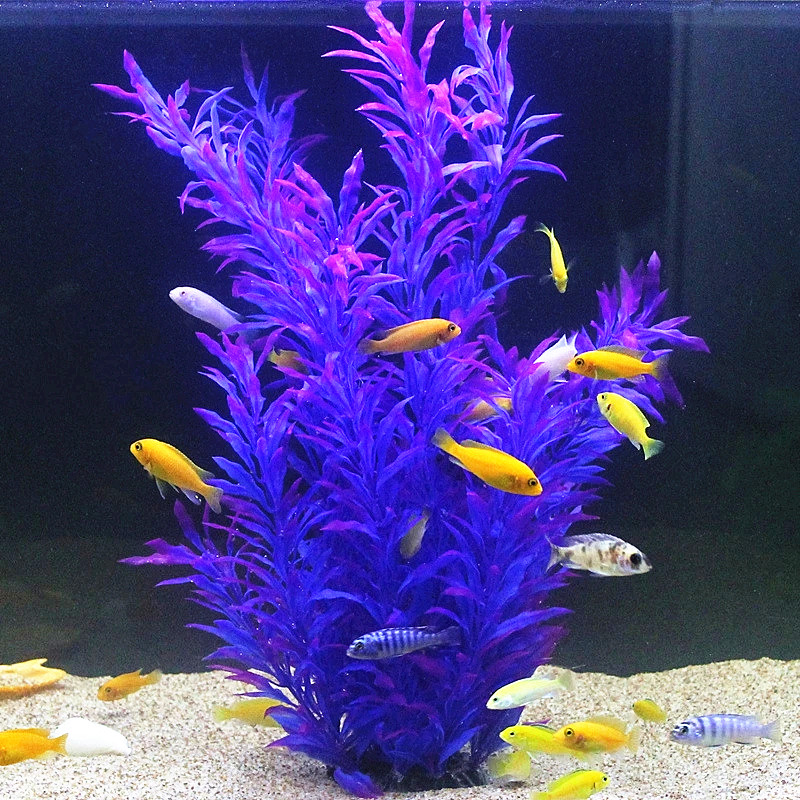 人工水槽50cm,珍しい植物,水族館,偽の竹の葉,水草,プラ - Aquarium Fish Green のレビューと価格