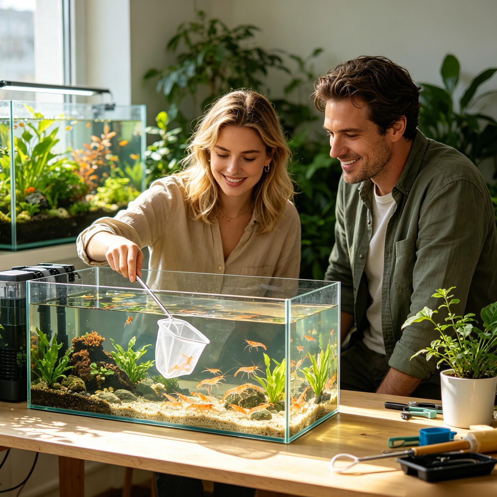 2 個の小さな魚網伸縮ハンドルステンレス鋼ランディングディッ - Aquarium Fish Net Small のレビューと価格