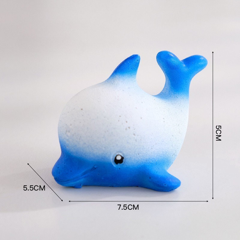 ミニ海洋動物フィギュア水槽水族館イルカクジラ装飾ホームクラフ - Aquarium Fish Dolphin のレビューと価格