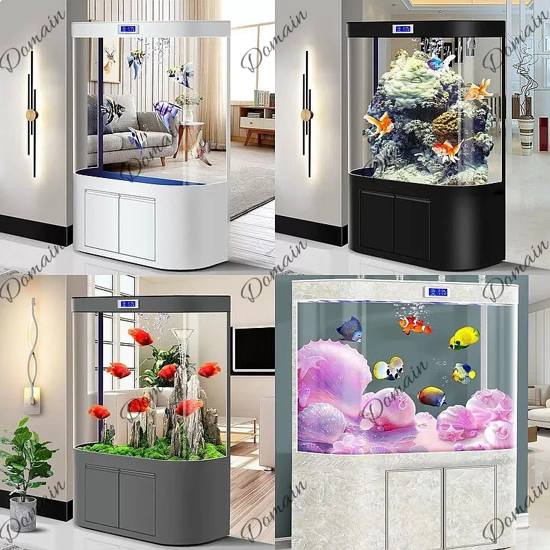 B80大型水槽 リビングルーム 床置き型 底面フィルター 曲 - Aquarium Fish Low Maintenance のレビューと価格