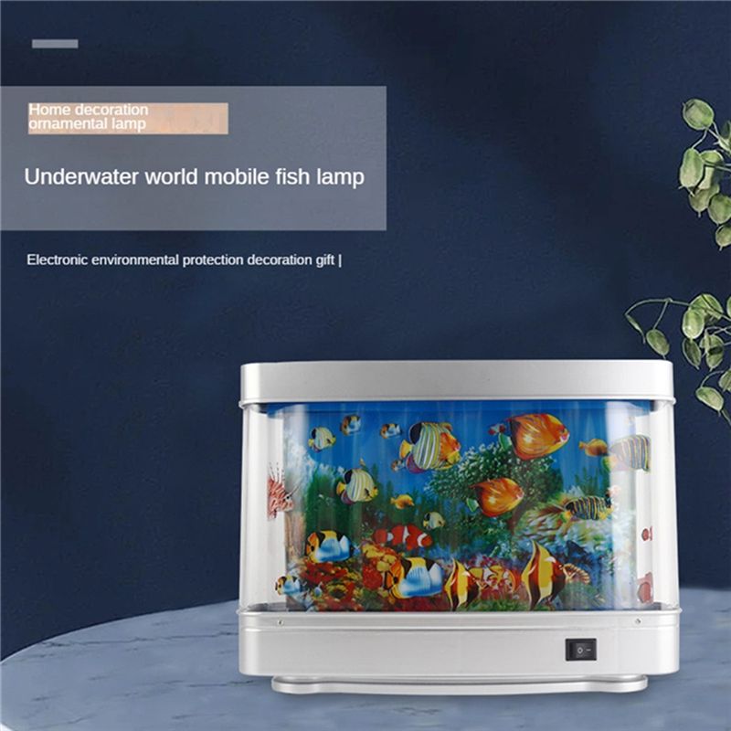 【発送中】ダイナミックバーチャルオーシャンLED魚タンクラン - Aquarium Fish Dolphin のレビューと価格
